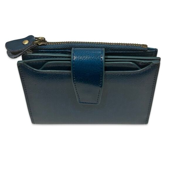 Faux Leather Compact Wallet Billfold Boho Festival Concert Night Out Colorful - Picture 2 of 9